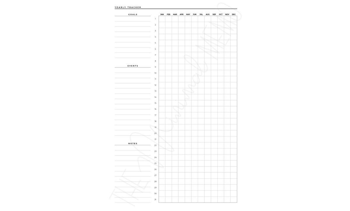 The Minimal Memo® Custom Planner