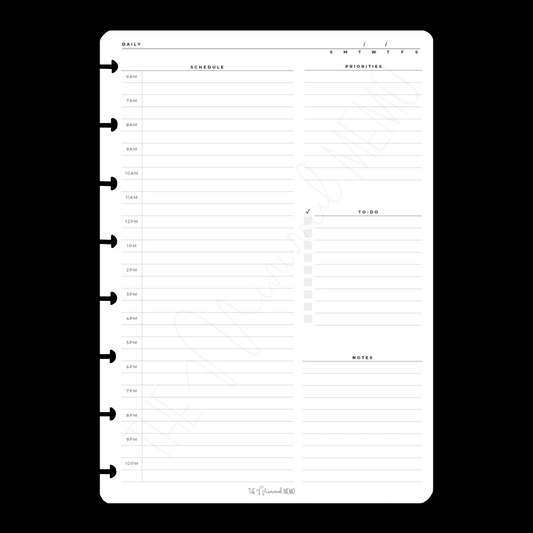 The Minimal Memo™ Daily Inserts